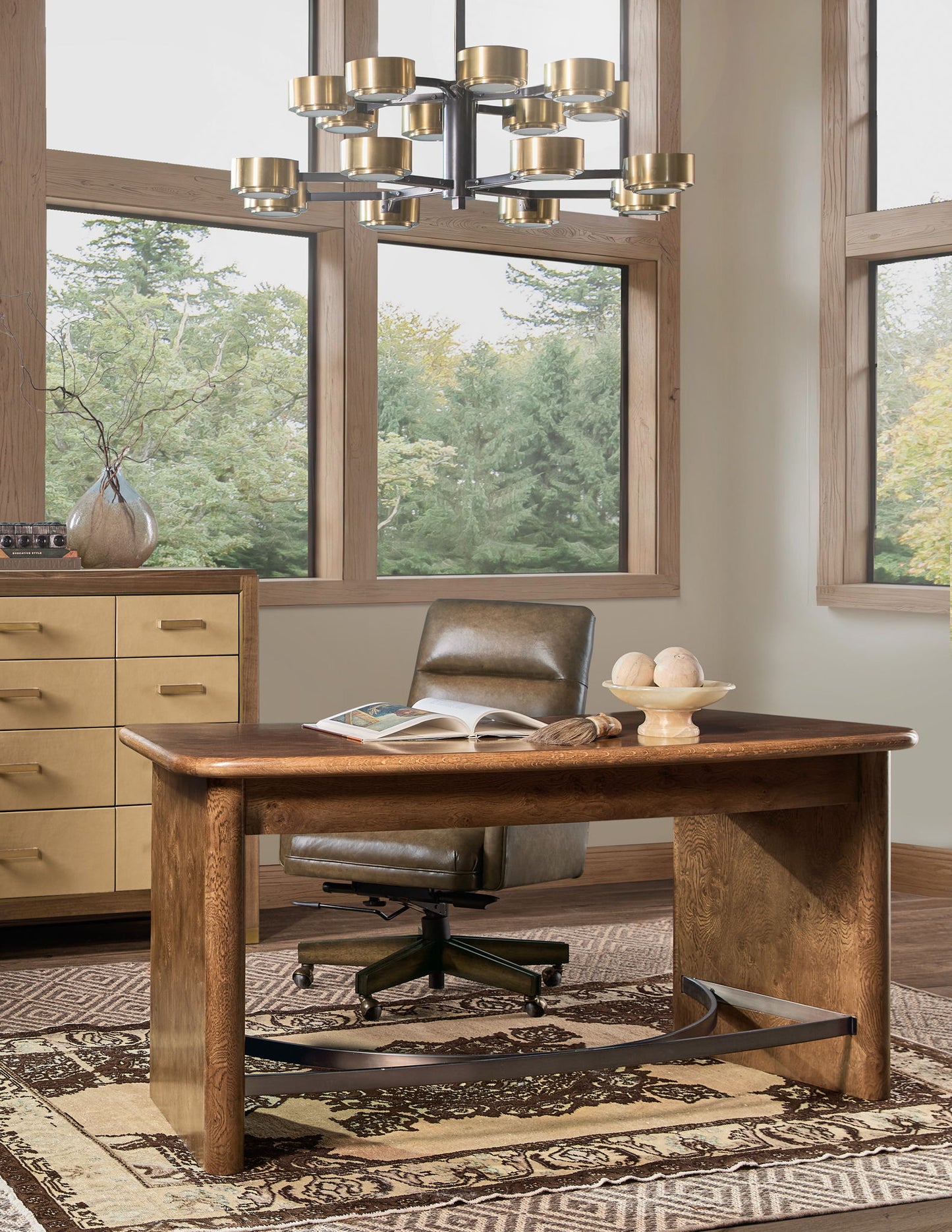 EC - Starling Executive Swivel Tilt Chair - Dark Brown