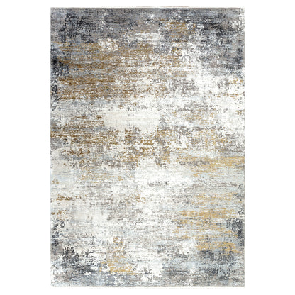 Ulen - Abstract 9.5 X 13 Rug - Pearl Silver