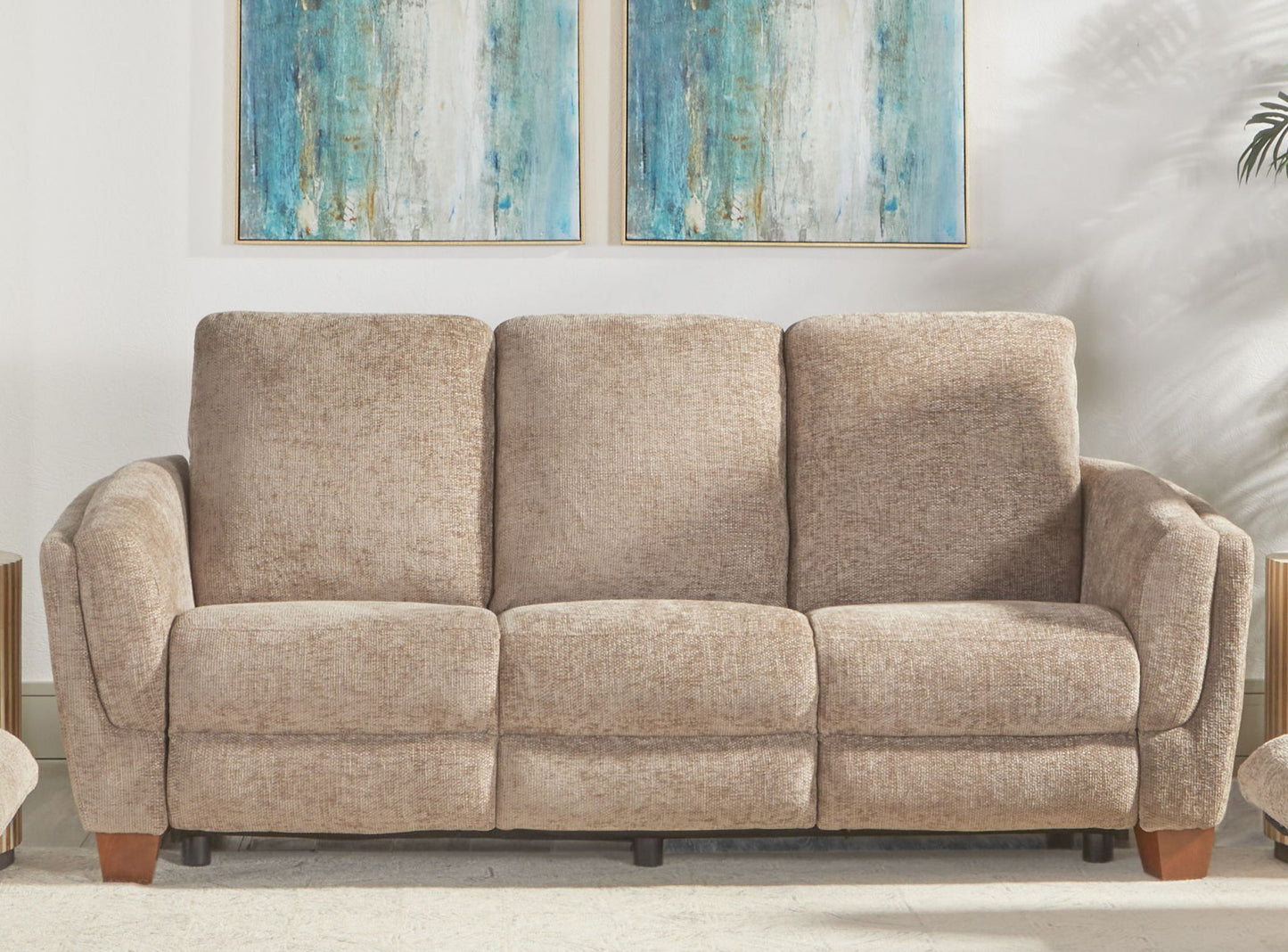 Morehead - Power Reclining Sofa - Biscotti