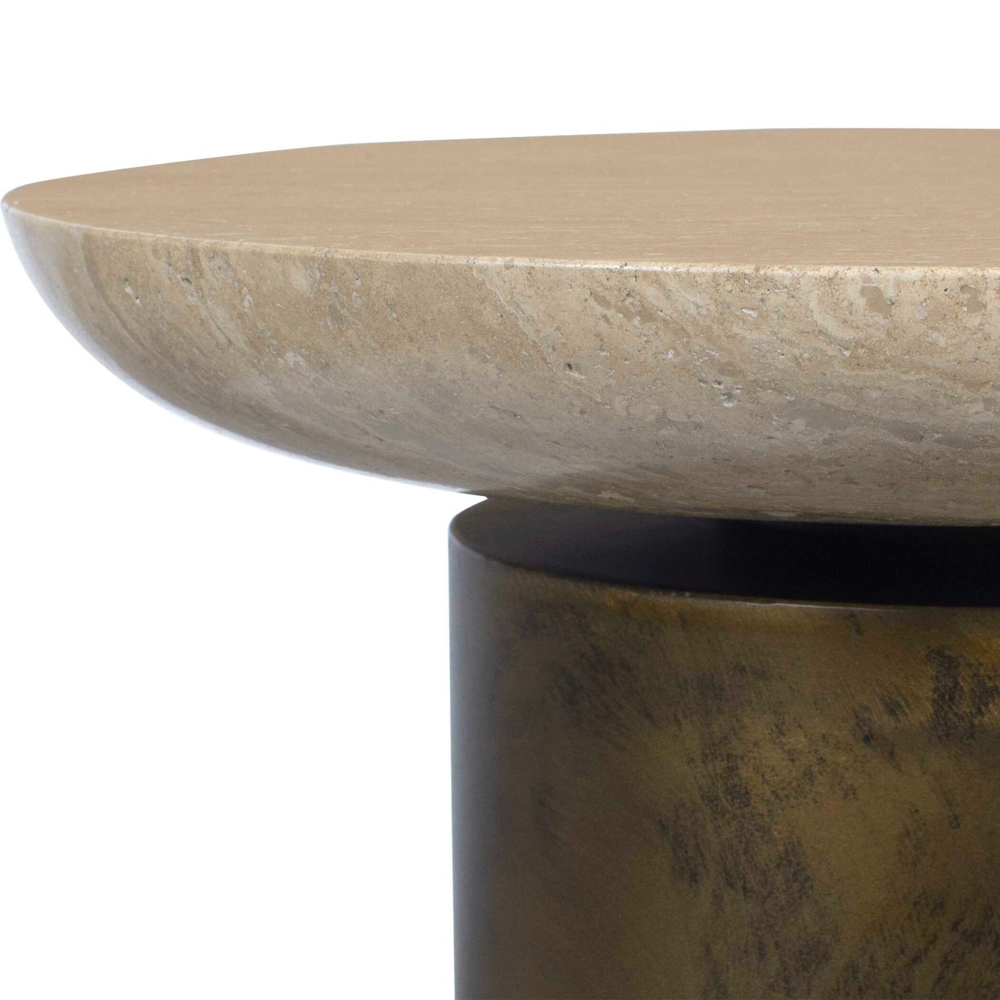 Oslo - Outdoor Accent Table - Brass