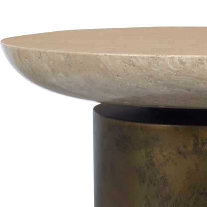 Oslo - Outdoor Accent Table - Brass