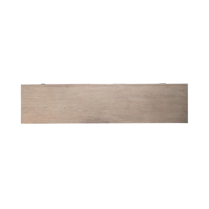 Fireplace TV Consoles - 80" Fireplace TV Console - Light Brown