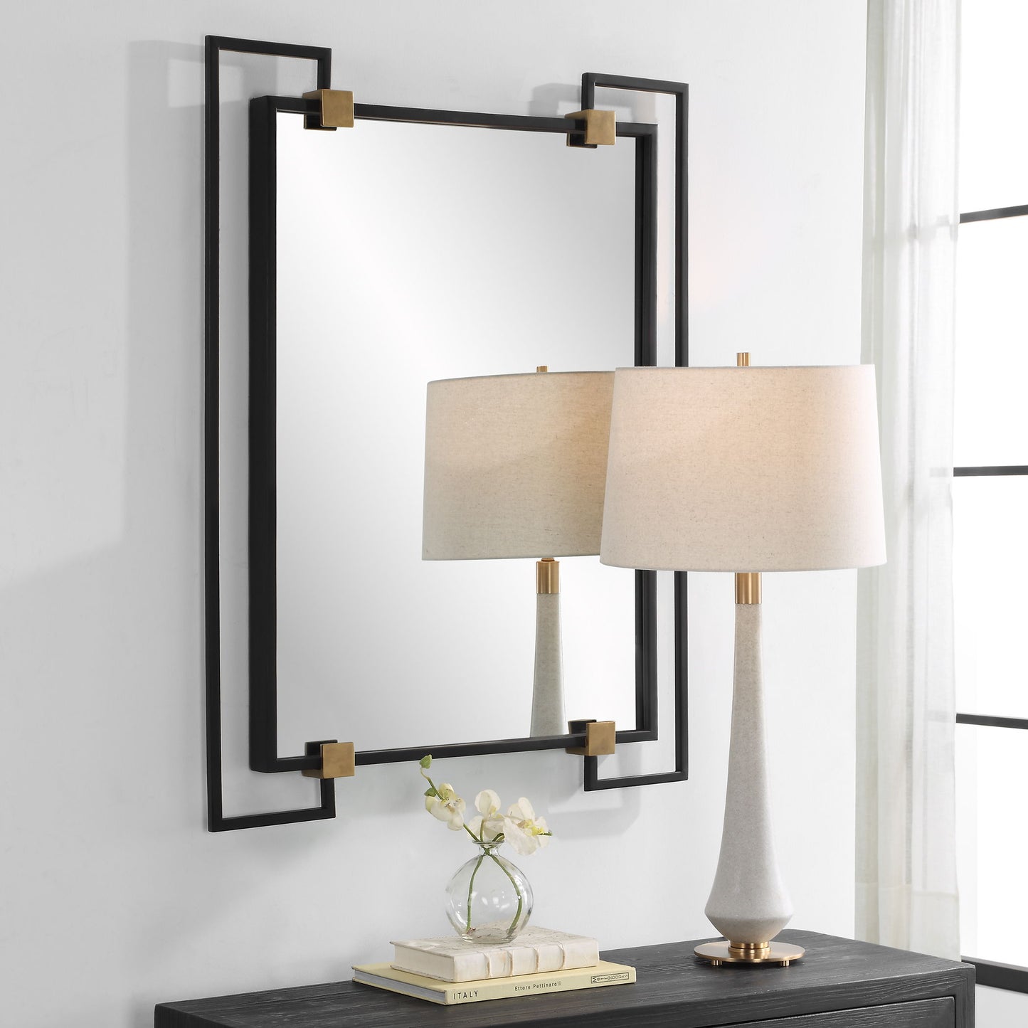 Ivey - Rectangle Industrial Mirror