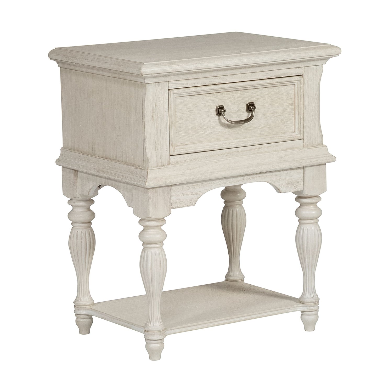 Bayside - Leg Nightstand - White