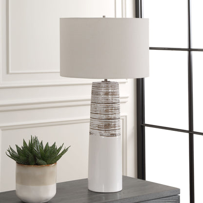 Haven - Glaze Table Lamp - White