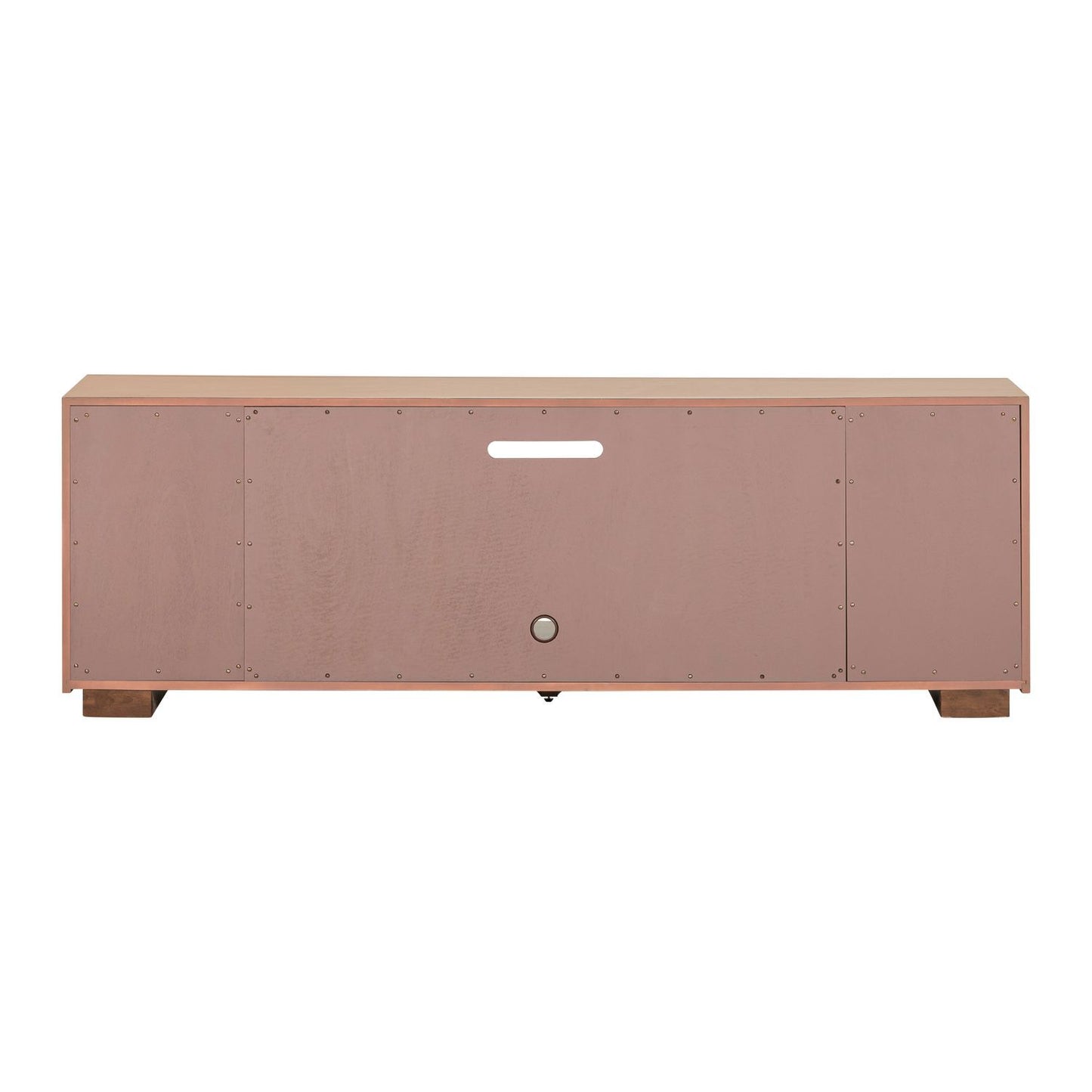 Fireplace TV Consoles - 84'' Fireplace TV Console Multiplees - Light Brown