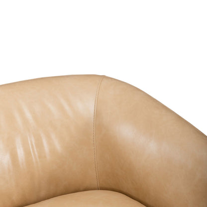 Donovan - Upholstered Swivel Accent Chair - Tan