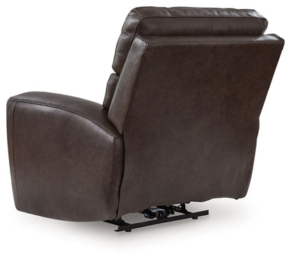 Crossplex - Power Recliner / Adjustable Headrest - Smoke