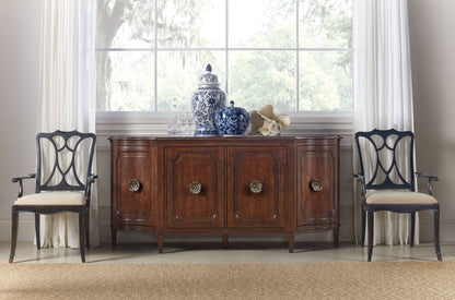 Charleston - Four-Door Buffet - Dark Brown