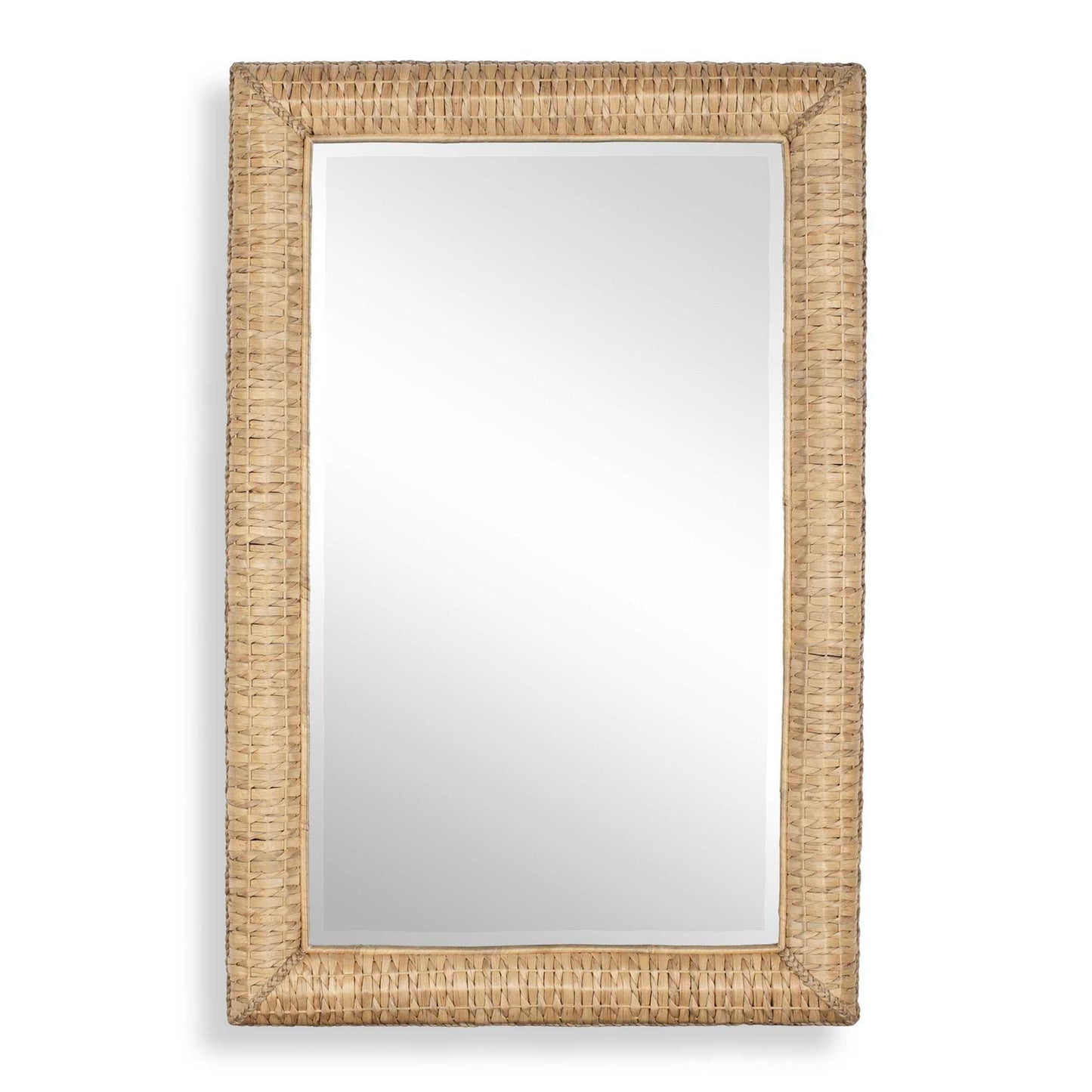 Twisted Seagrass - Large Mirror - Woodtone