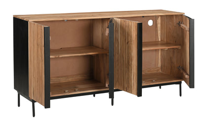 Easton - Four Door Credenza - Natural