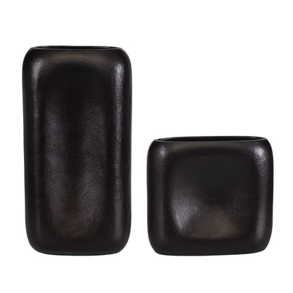 Anodic - Vases (Set of 2) - Dark Brown