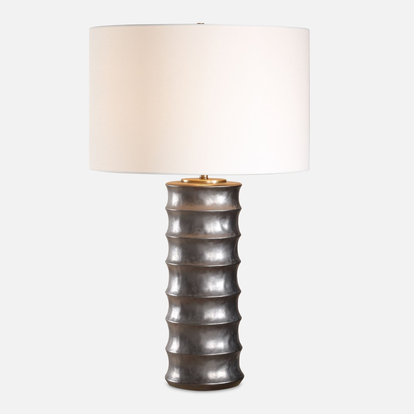 Corvair - Scalloped Table Lamp - Bronze