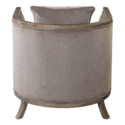 Viaggio - Chenille Accent Chair - Gray