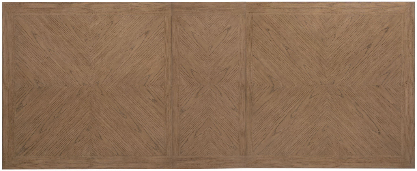 Sonnet - Rectangular Dining Table With One 18" Leaf - Dark Gray / Light Brown