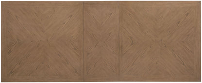 Sonnet - Rectangular Dining Table With One 18" Leaf - Dark Gray / Light Brown