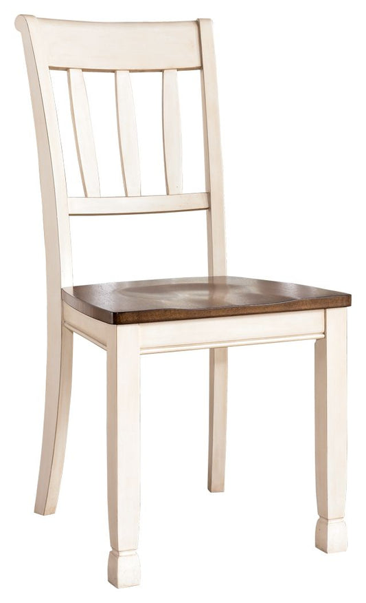 Whitesburg - Brown / Cottage White - Dining Room Side Chair (Set of 2)