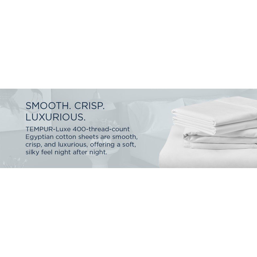Linens - Tempur Luxe Egyptian Cotton Sheet Set - White
