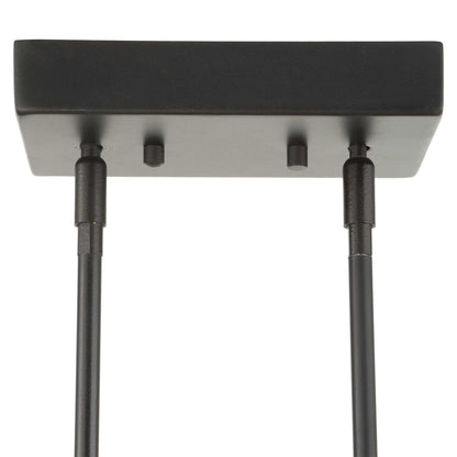 Kyoto - 4 Light Linear LED Chandelier - Black