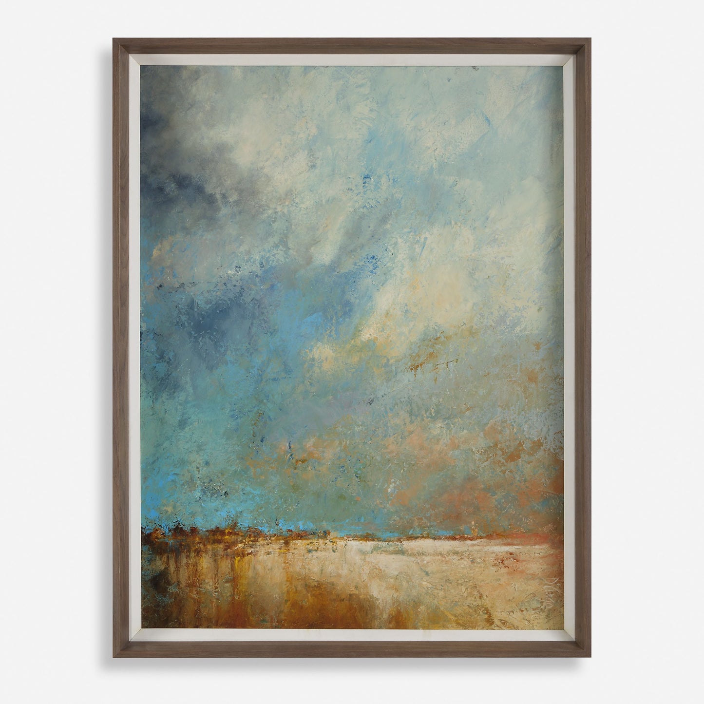 Vista Grande - Framed Desertscape Print - Dark Brown