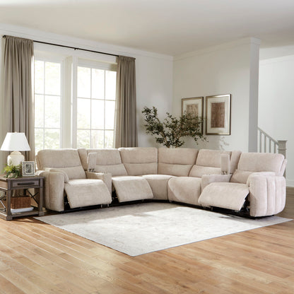Modesto - Modular Power Reclining Sectional With Power Adjustable Headrests