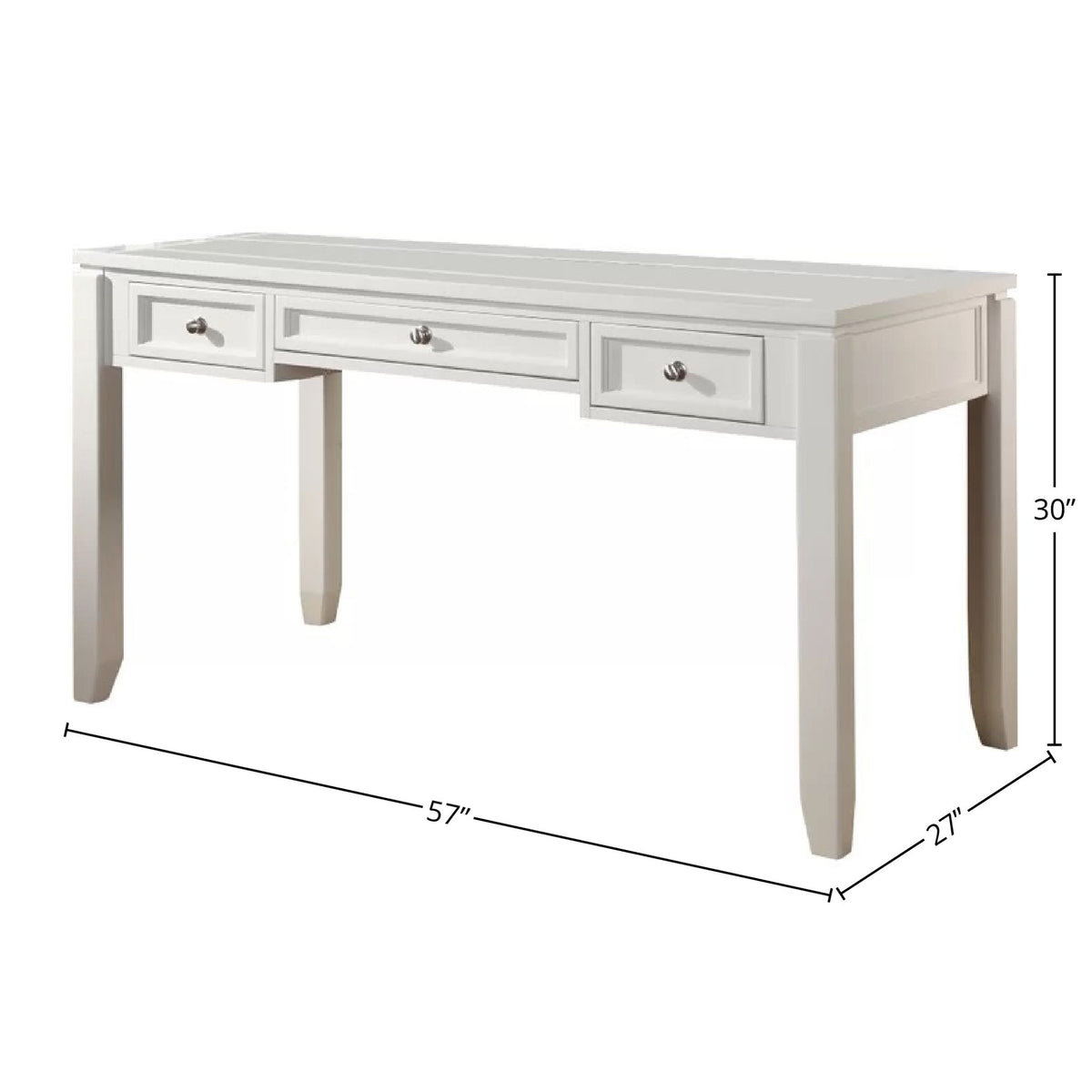 Boca - U Shape Desk With Credenza File And Hutch - Cottage White