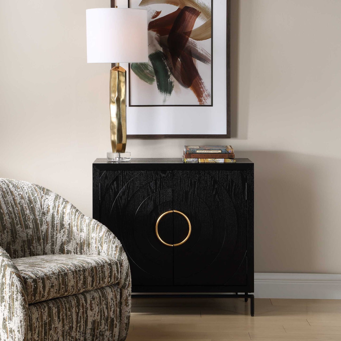 Briseis - 2 Door Cabinet - Black