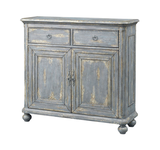 Azora - Two Drawer Two Door Cabinet - Joline Aged Blue