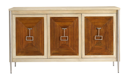 Abita - Three Door Credenza - Cream / Honey