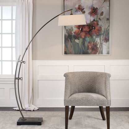 Calogero - Arc Floor Lamp - Bronze