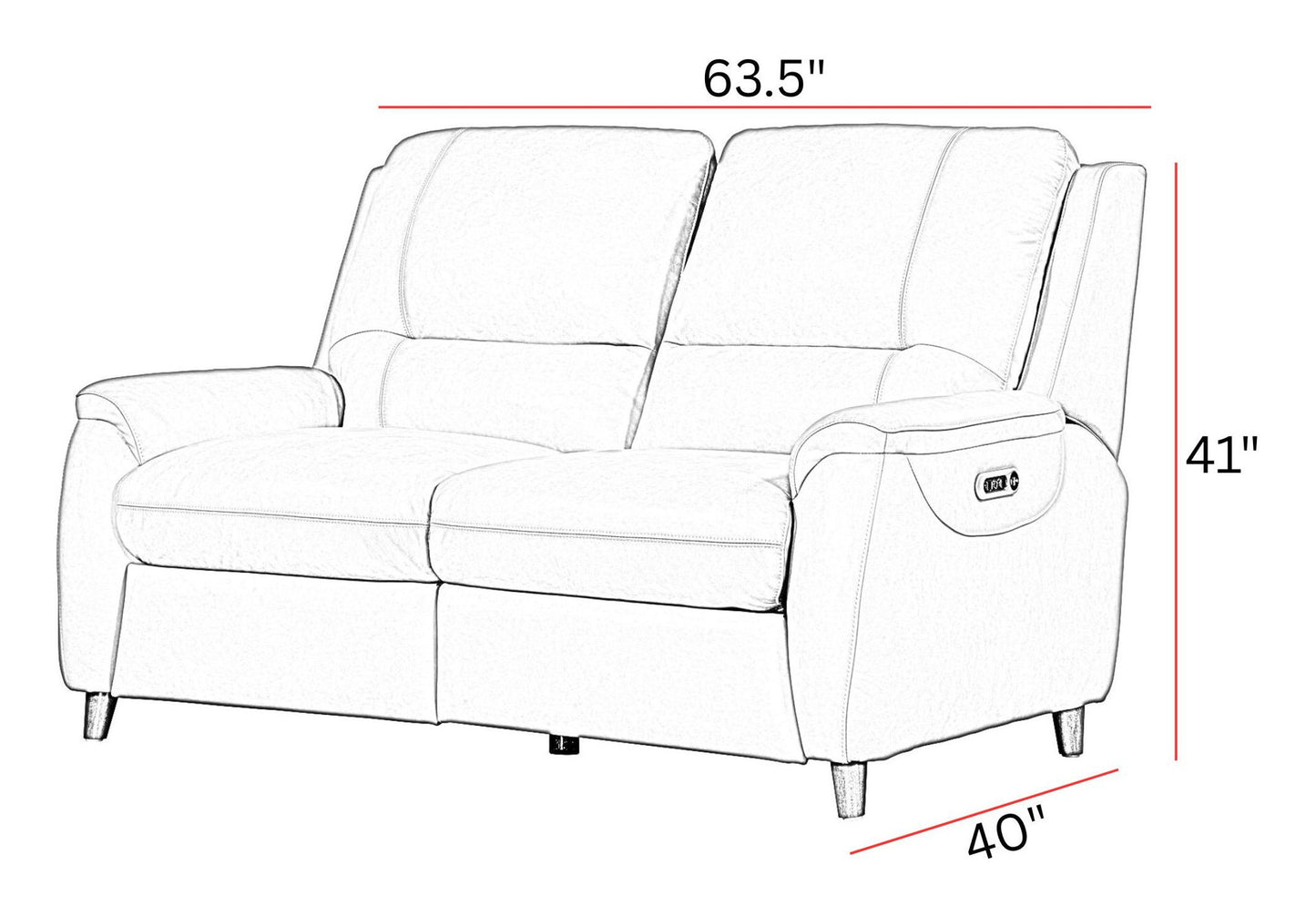 Austin - Power Reclining Sofa Set