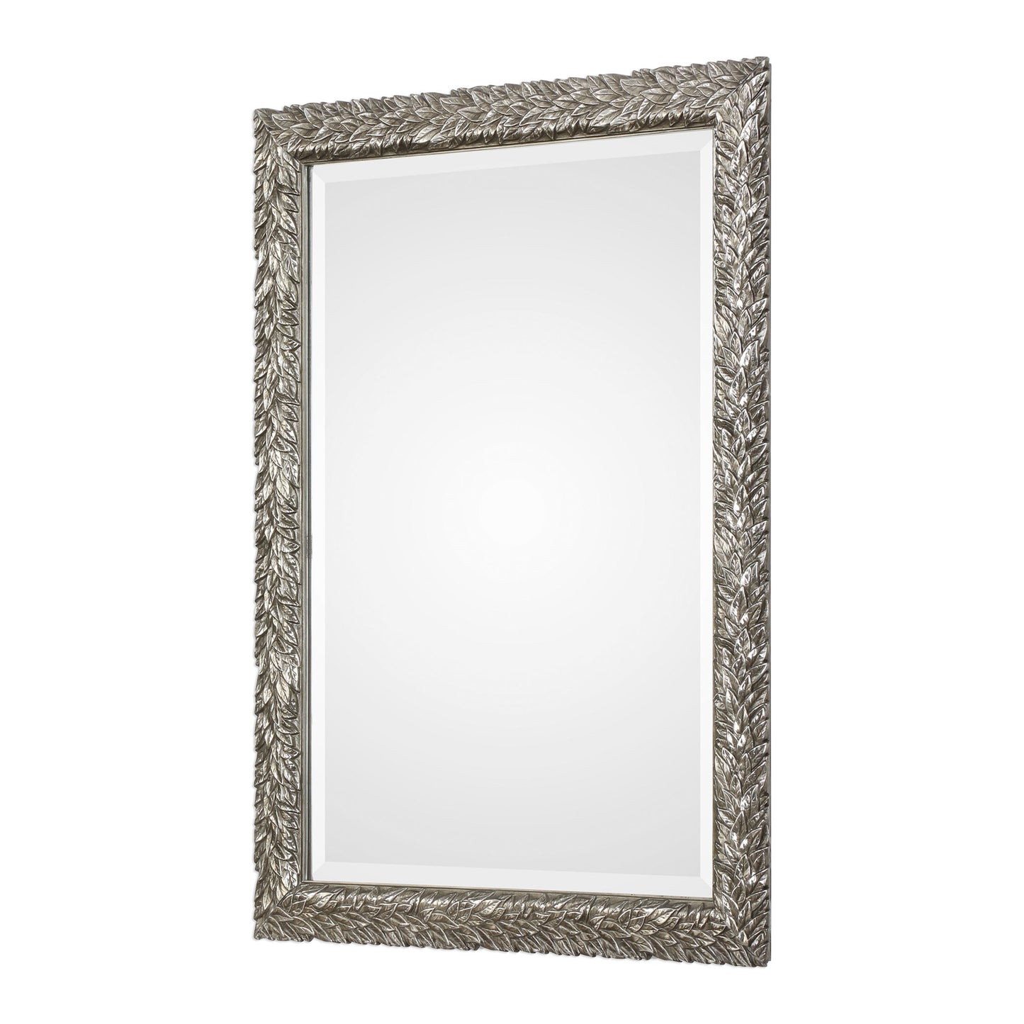 Evelina - Leaves Mirror - Silver