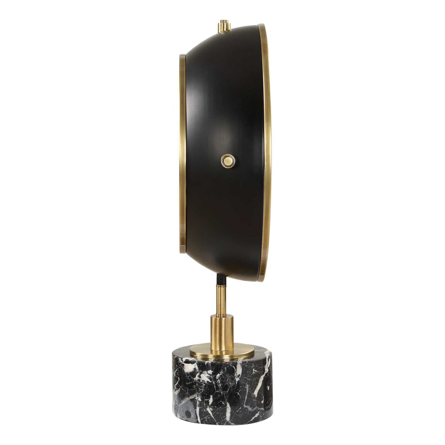 Velar - Modern Table Clock - Black / Gold