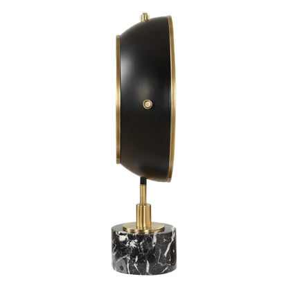 Velar - Modern Table Clock - Black / Gold