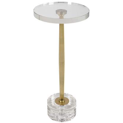 Groove - Crystal Drink Table - Gold