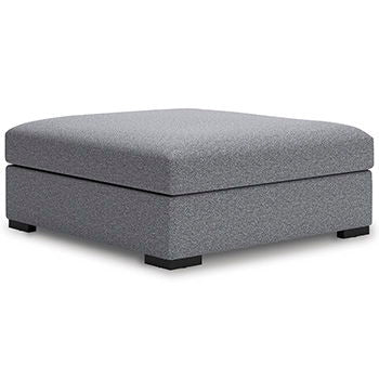 Bealton - Salt And Pepper - Oversized Accent Ottoman