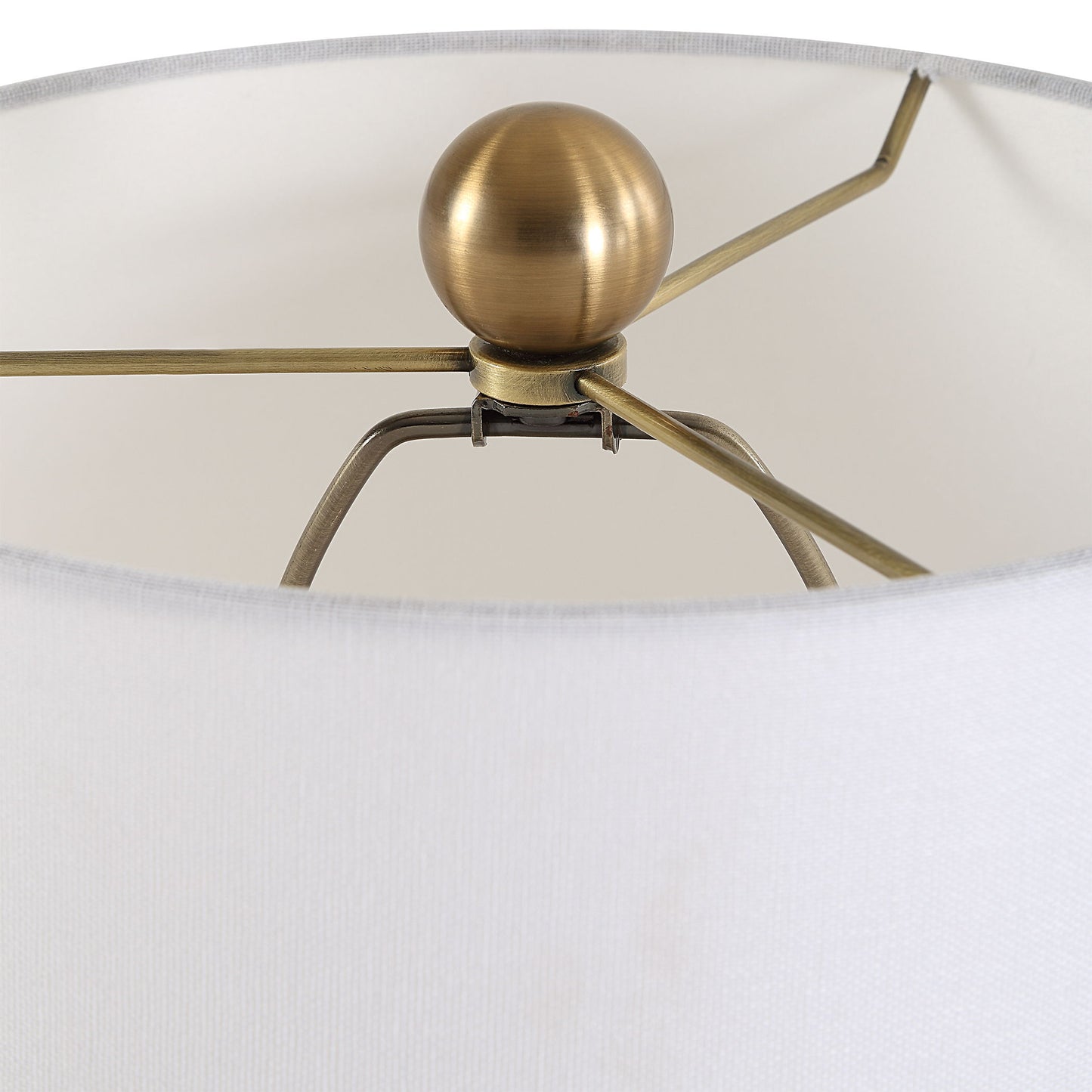 Sienna - Glass Buffet Lamp - Caramel