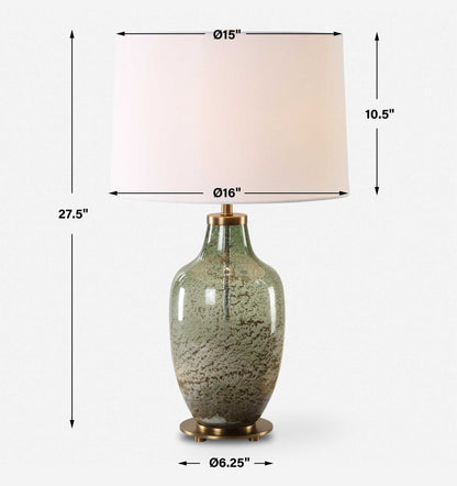 Chianti - Olive Glass Table Lamp