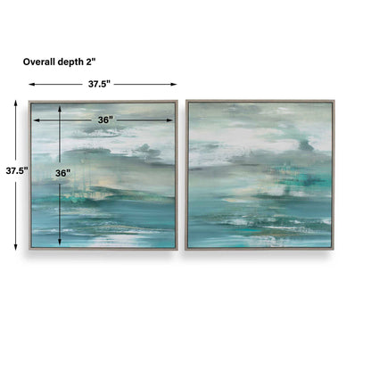 Tranquil State Of Mind - Framed Canvases (Set of 2)