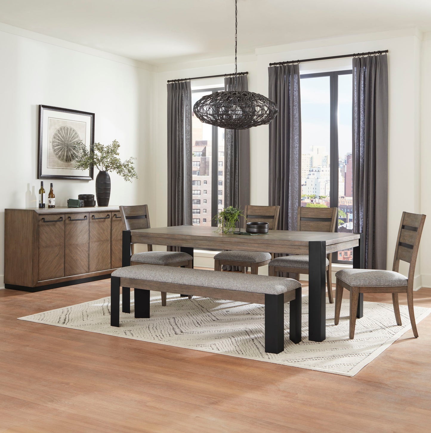 Cedar Fork - Chair For Dining Room (Set of 2) - Smoked Arabica