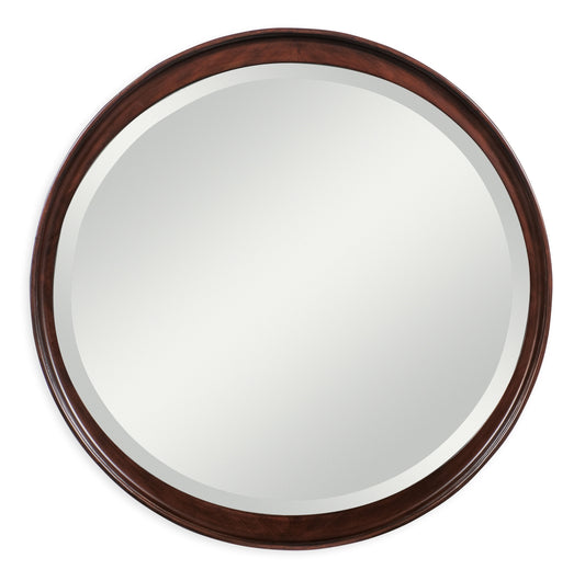 Bella Donna - Round Mirror - Dark Brown