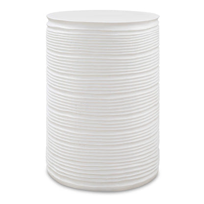 Borderline - White Drum Table