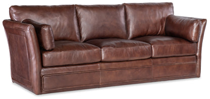 SS - Woodstock 3-Seat Sofa - Brown