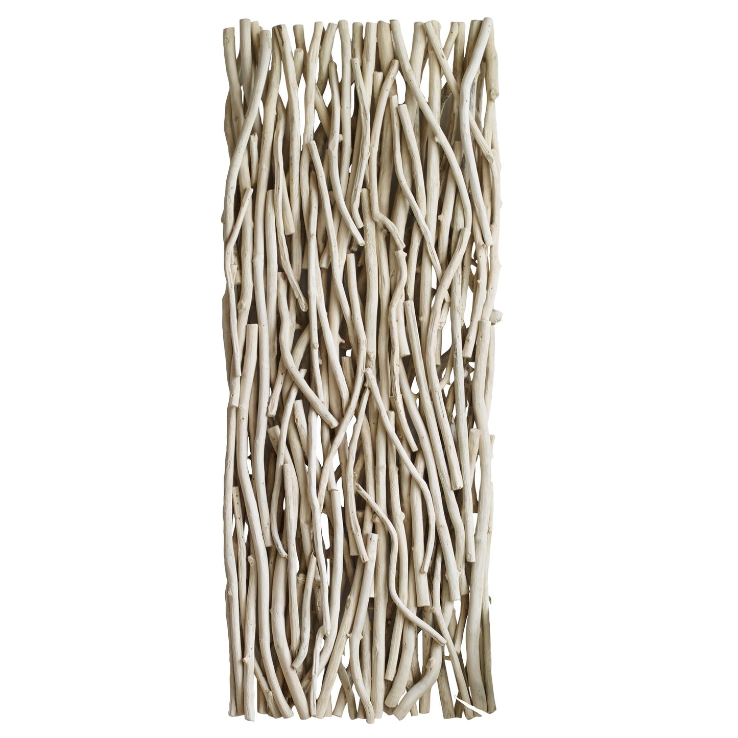 Gathered Teak - Bleached Wood Wall Decor - Beige