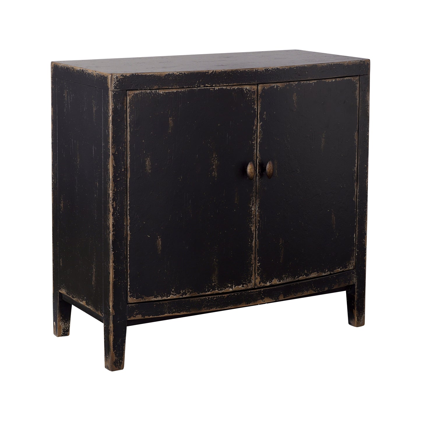 Gibson - Two Door Cabinet - Coal / Brown