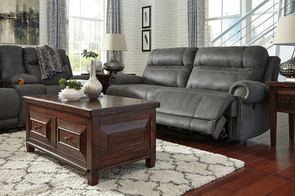 Austere - Gray - 2 Pc. - Reclining Sofa, Loveseat