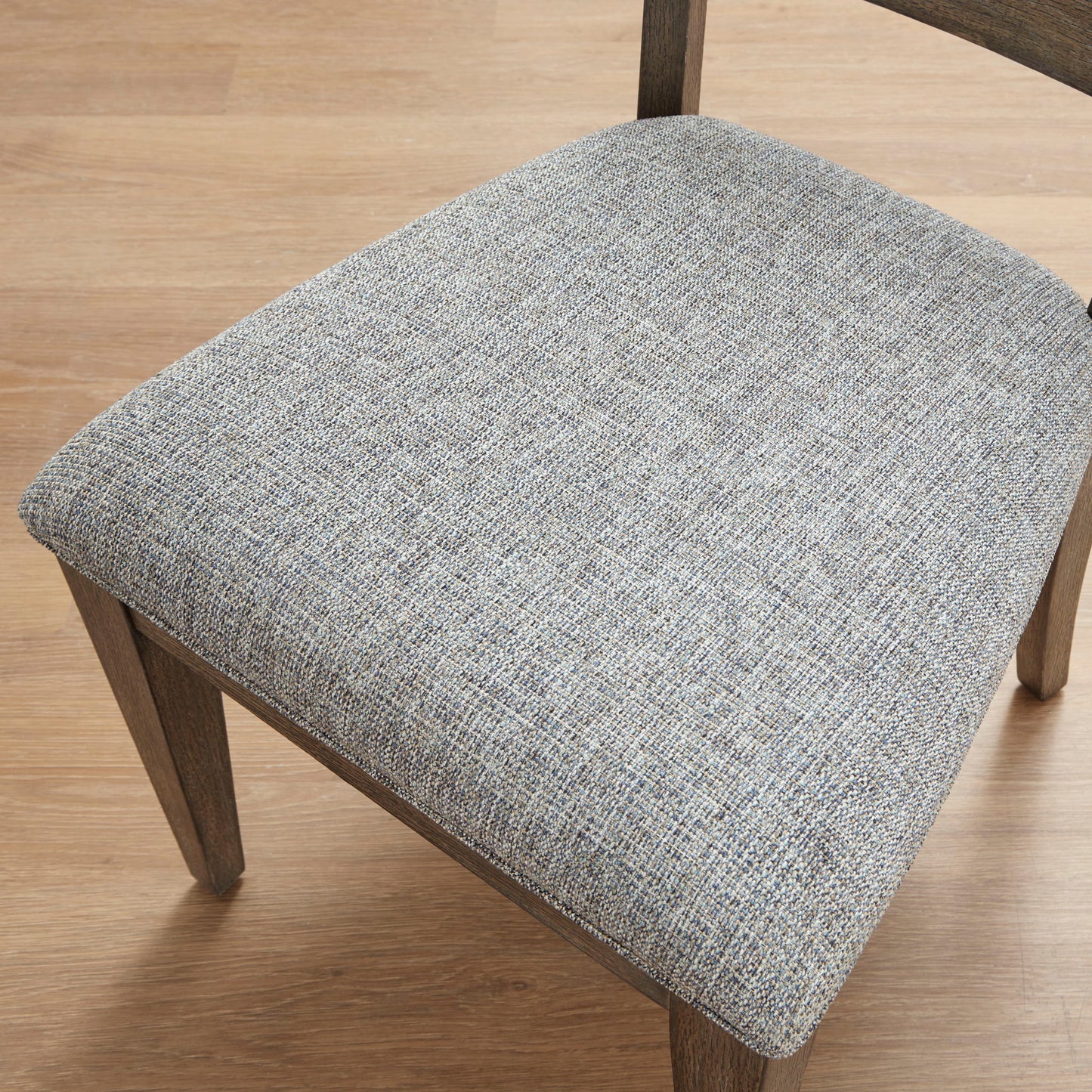 Cedar Fork - Dining Table With 6 Ladderback Chairs - Smoked Arabica