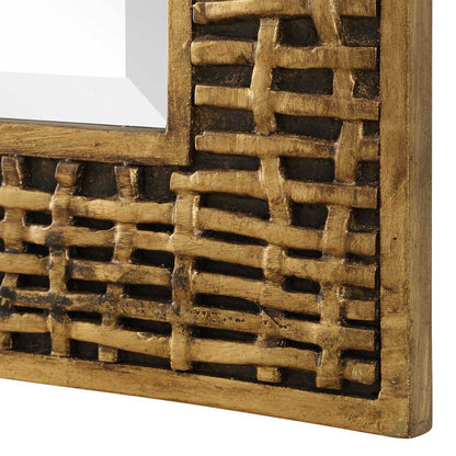 Woven In - Time Mirror - Gold