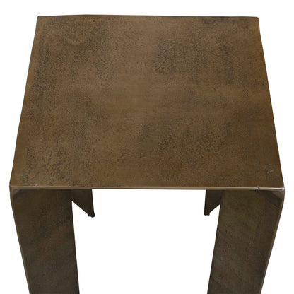 Reade - Outdoor Accent Table - Brass