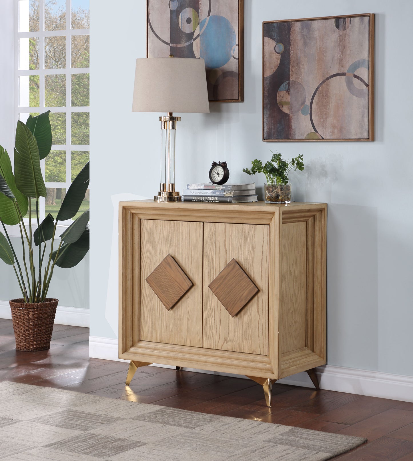 Sherwood - Two Door Cabinet - Wheat Brown